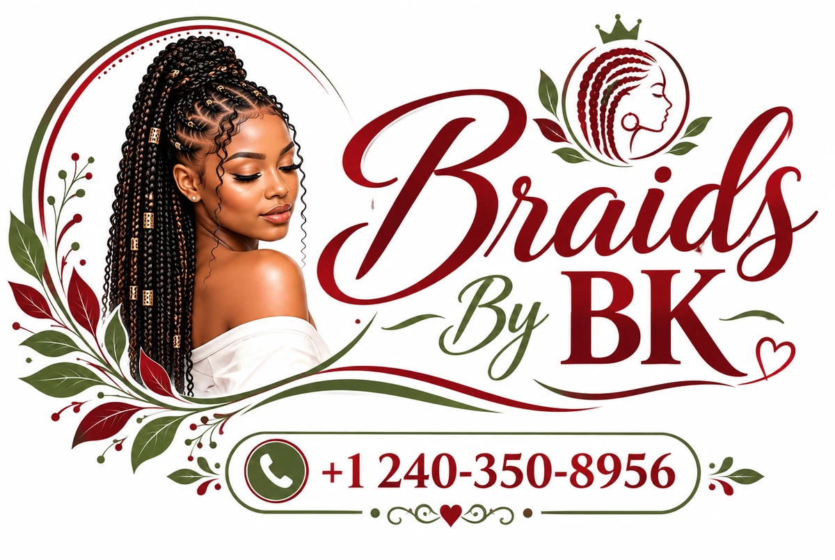 Braids By BK, +1 240-350-8956